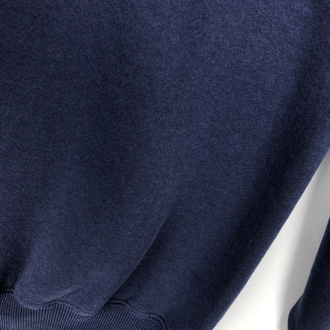 90'S Champion Authentic Athletic Apparel College Sweatshirt, Made in USA, Men's Size Large, Vintage cotton navy blue type Vintage Second Hand