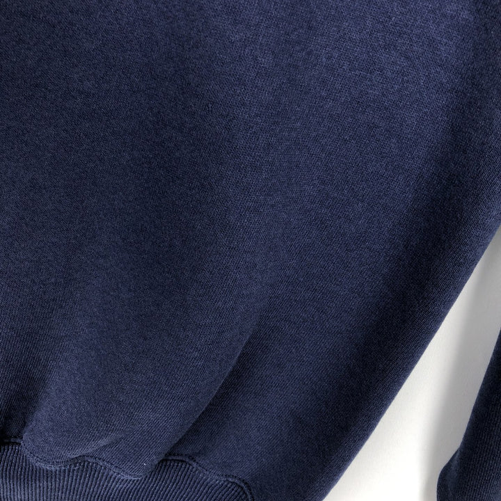 90'S Champion Authentic Athletic Apparel College Sweatshirt, Made in USA, Men's Size Large, Vintage cotton navy blue type Vintage Second Hand