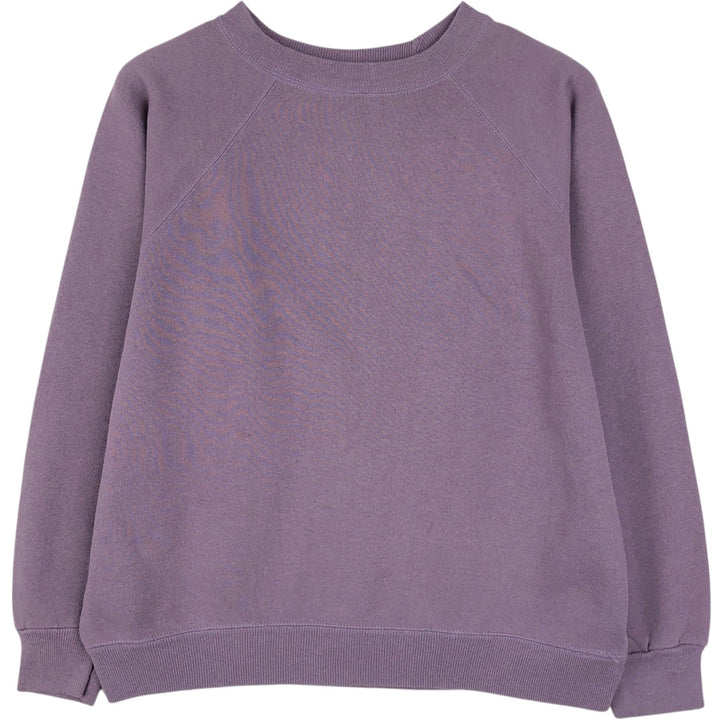 90'S Hanes HerWay Plain Blank Sweatshirt, Women's Size M (approx.), Vintage cotton purple type Vintage Second Hand