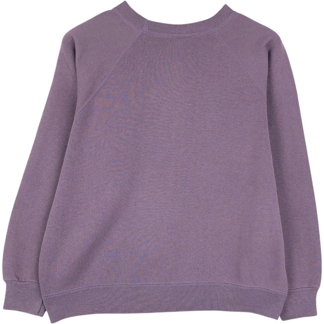 90'S Hanes HerWay Plain Blank Sweatshirt, Women's Size M (approx.), Vintage cotton purple type Vintage Second Hand