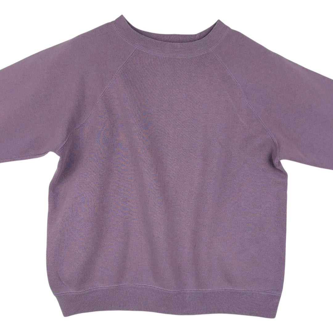 90'S Hanes HerWay Plain Blank Sweatshirt, Women's Size M (approx.), Vintage cotton purple type Vintage Second Hand