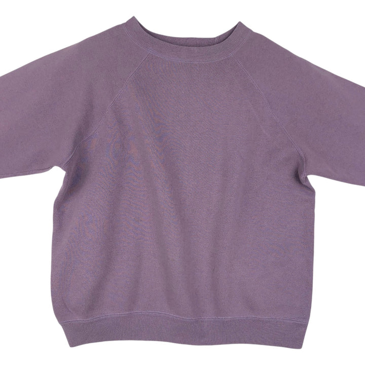 90'S Hanes HerWay Plain Blank Sweatshirt, Women's Size M (approx.), Vintage cotton purple type Vintage Second Hand