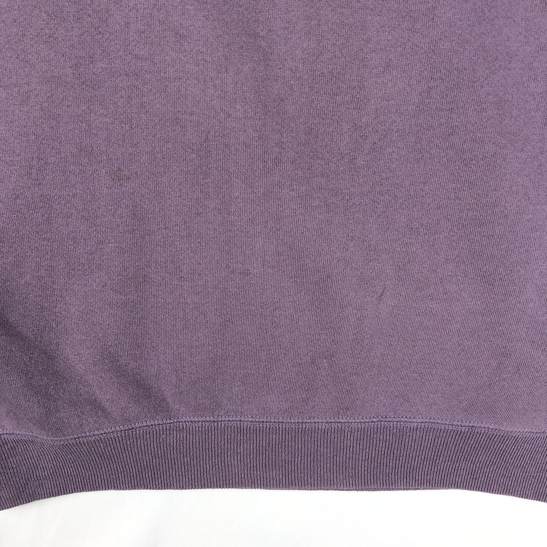 90'S Hanes HerWay Plain Blank Sweatshirt, Women's Size M (approx.), Vintage cotton purple type Vintage Second Hand