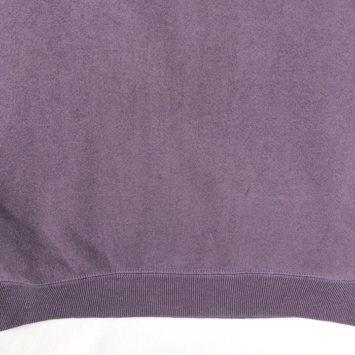 90'S Hanes HerWay Plain Blank Sweatshirt, Women's Size M (approx.), Vintage cotton purple type Vintage Second Hand