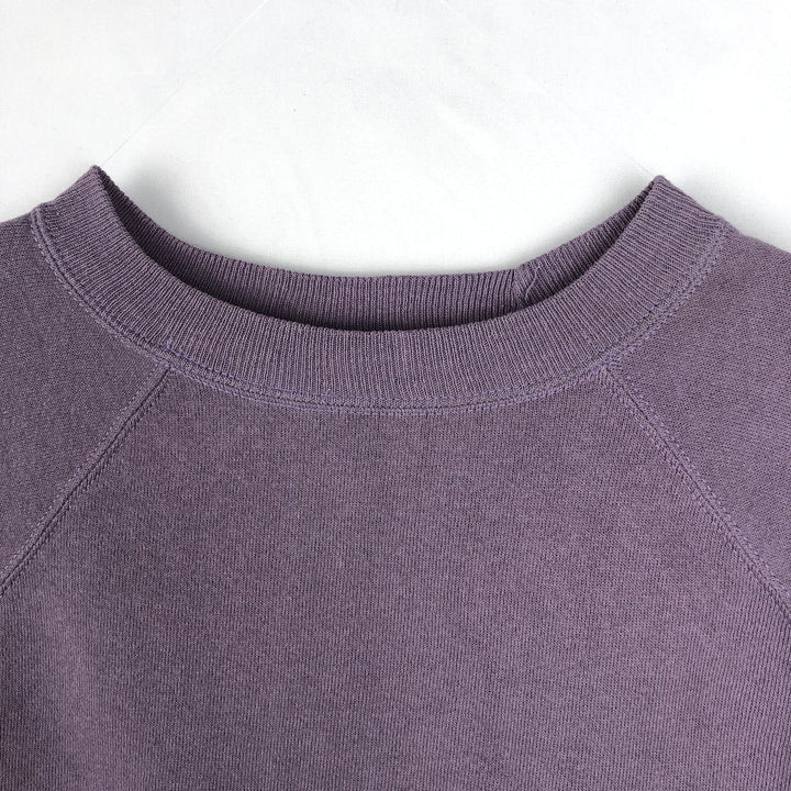 90'S Hanes HerWay Plain Blank Sweatshirt, Women's Size M (approx.), Vintage cotton purple type Vintage Second Hand