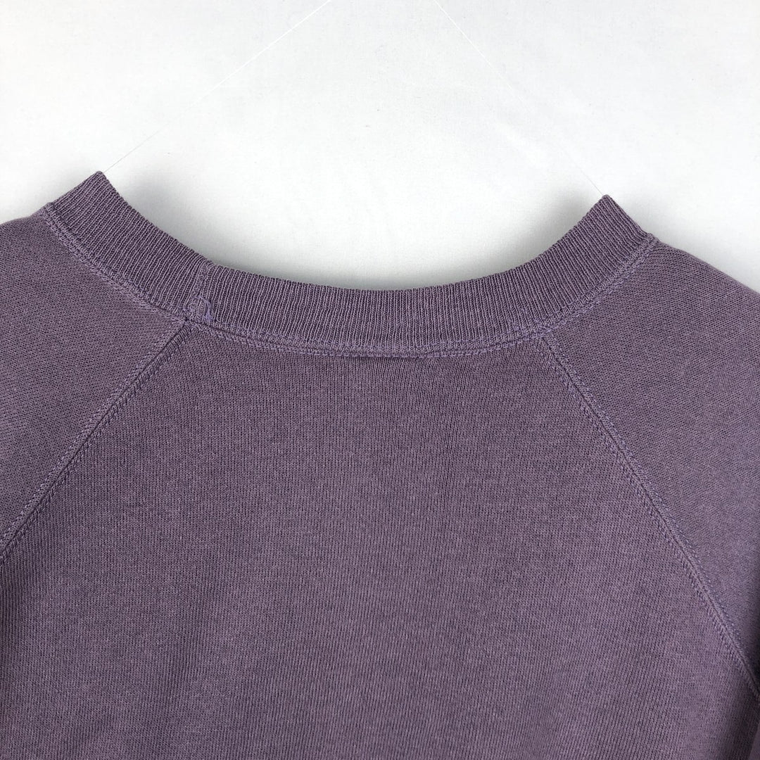 90'S Hanes HerWay Plain Blank Sweatshirt, Women's Size M (approx.), Vintage cotton purple type Vintage Second Hand