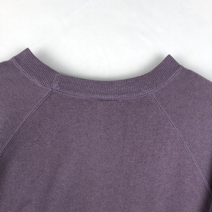 90'S Hanes HerWay Plain Blank Sweatshirt, Women's Size M (approx.), Vintage cotton purple type Vintage Second Hand