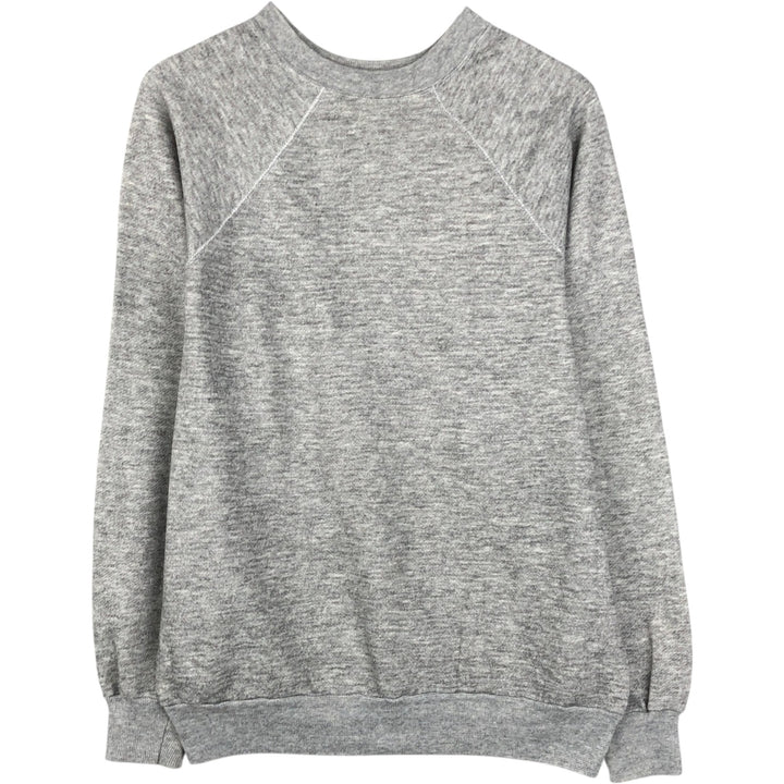 Vintage plain blank sweatshirt, women's size M unclear gray type Vintage Second Hand
