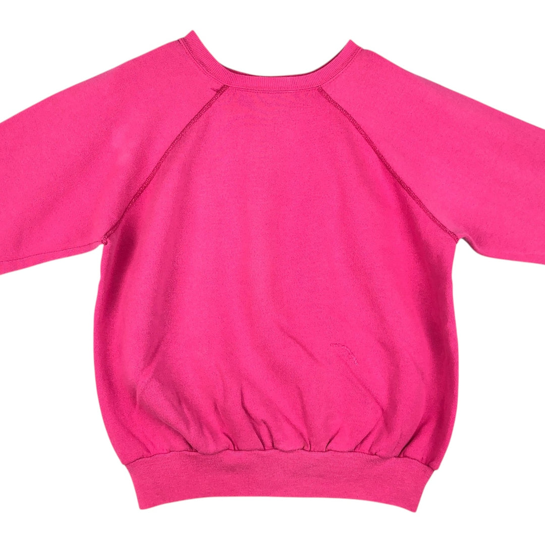 80'S Pannill ULTRA SWEATS Plain Blank Sweatshirt, Made in USA, Women's Size XL (Equivalent), Vintage unclear pink type Vintage Second Hand