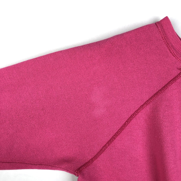 80'S Pannill ULTRA SWEATS Plain Blank Sweatshirt, Made in USA, Women's Size XL (Equivalent), Vintage unclear pink type Vintage Second Hand