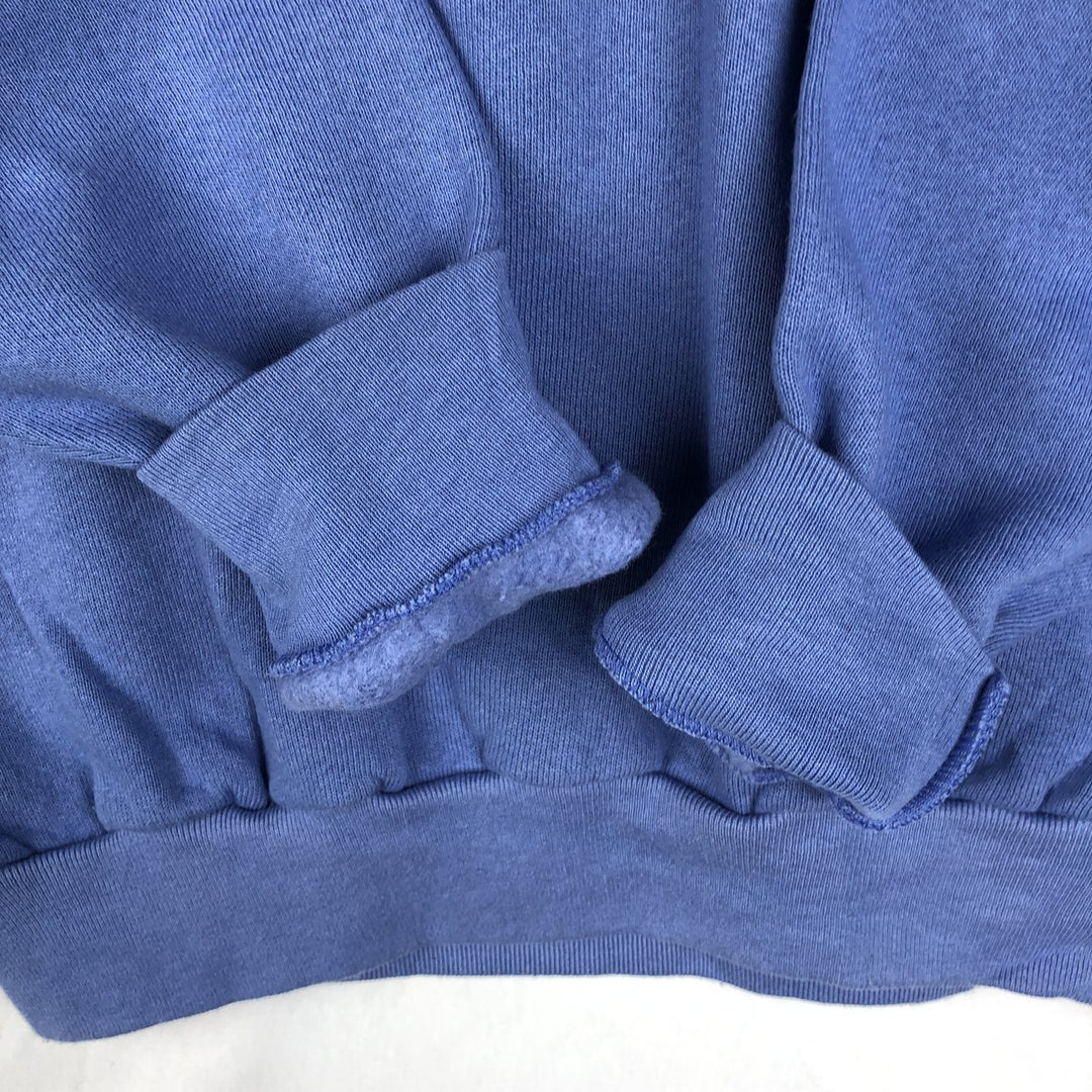 90'S Fruit of the Loom Plain Blank Sweatshirt, Made in USA, Women's Size S (Equivalent), Vintage cotton blue type Vintage Second Hand