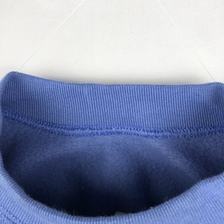 90'S Fruit of the Loom Plain Blank Sweatshirt, Made in USA, Women's Size S (Equivalent), Vintage cotton blue type Vintage Second Hand