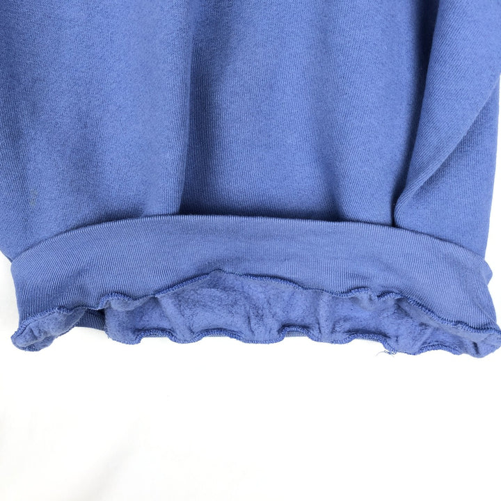 90'S Fruit of the Loom Plain Blank Sweatshirt, Made in USA, Women's Size S (Equivalent), Vintage cotton blue type Vintage Second Hand
