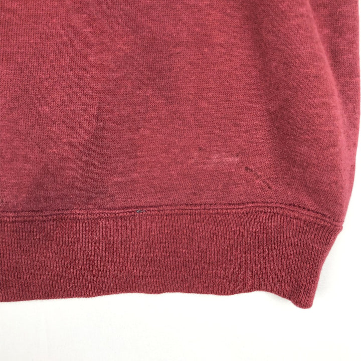 Short-sleeved sweatshirt, women's size M (approx.), vintage. unclear wine-red Vintage Second Hand