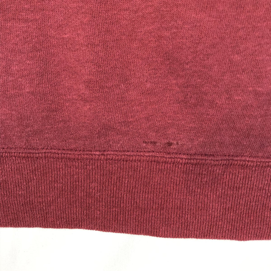 Short-sleeved sweatshirt, women's size M (approx.), vintage. unclear wine-red Vintage Second Hand