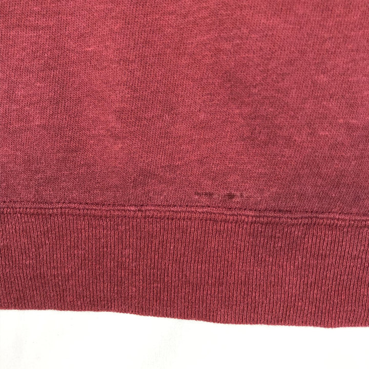 Short-sleeved sweatshirt, women's size M (approx.), vintage. unclear wine-red Vintage Second Hand