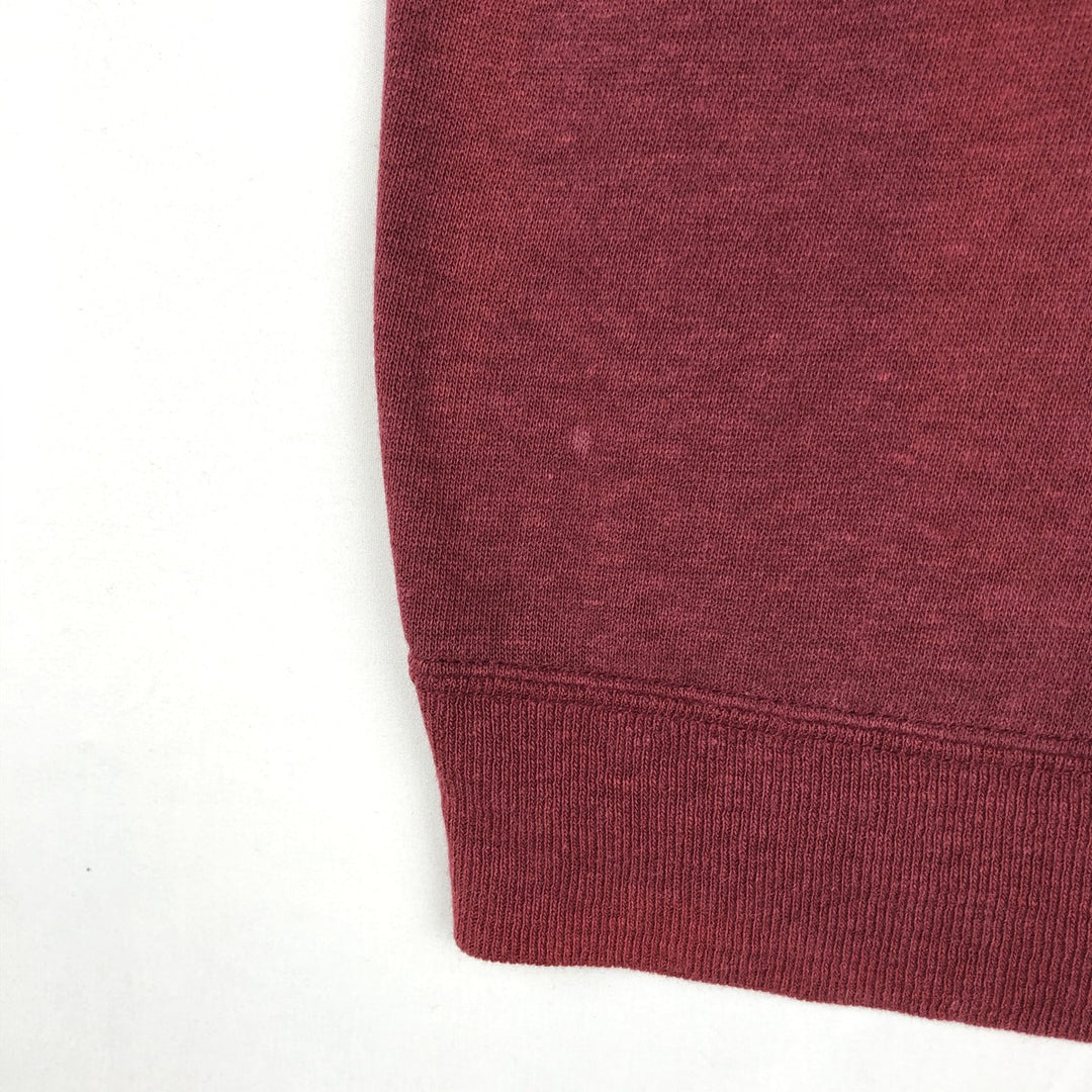 Short-sleeved sweatshirt, women's size M (approx.), vintage. unclear wine-red Vintage Second Hand