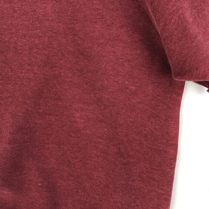 Short-sleeved sweatshirt, women's size M (approx.), vintage. unclear wine-red Vintage Second Hand