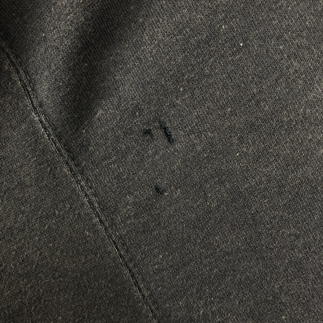 Henley neck plain blank sweatshirt, women's size L equivalent, vintage. unclear black type Vintage Second Hand
