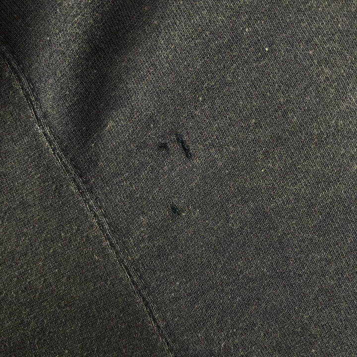 Henley neck plain blank sweatshirt, women's size L equivalent, vintage. unclear black type Vintage Second Hand