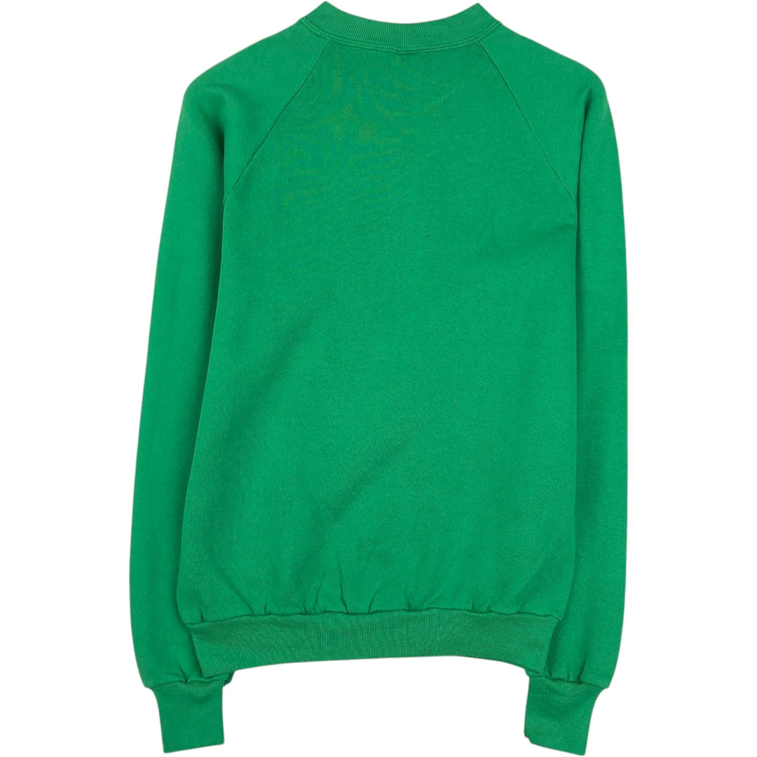 80s-90'S Jerzees Plain Blank Sweatshirt Trainer Made in USA Men's M Vintage cotton green type Vintage Second Hand