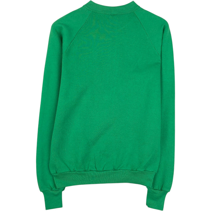 80s-90'S Jerzees Plain Blank Sweatshirt Trainer Made in USA Men's M Vintage cotton green type Vintage Second Hand