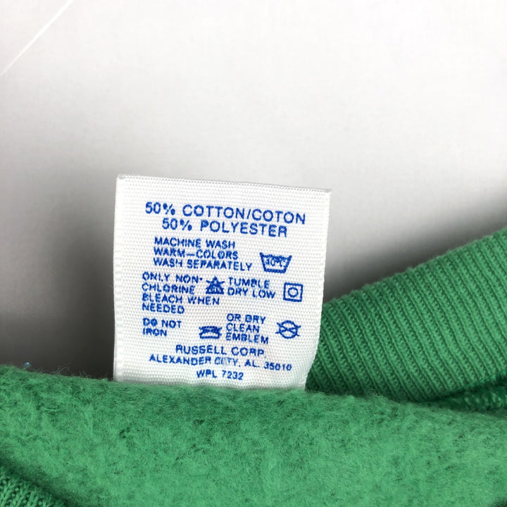 80s-90'S Jerzees Plain Blank Sweatshirt Trainer Made in USA Men's M Vintage cotton green type Vintage Second Hand
