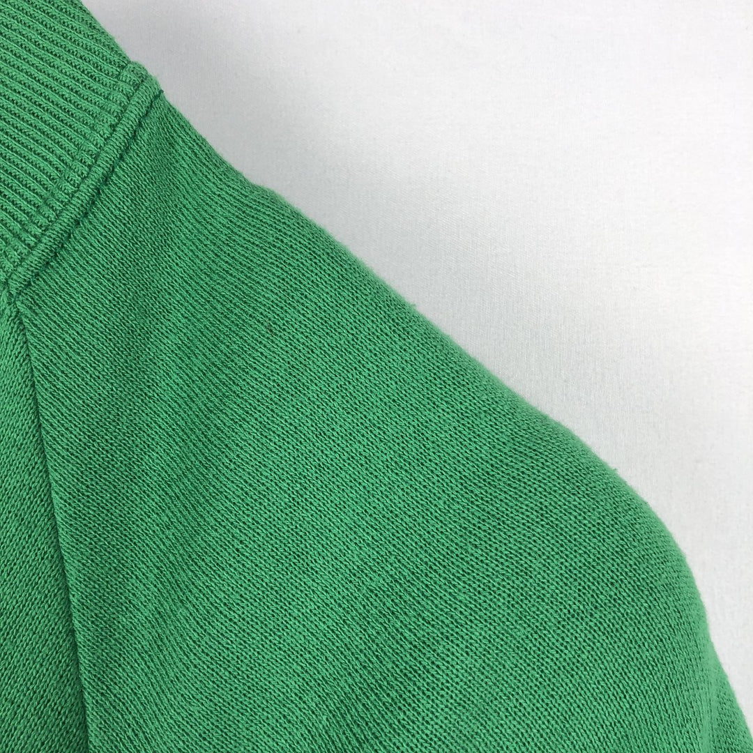 80s-90'S Jerzees Plain Blank Sweatshirt Trainer Made in USA Men's M Vintage cotton green type Vintage Second Hand
