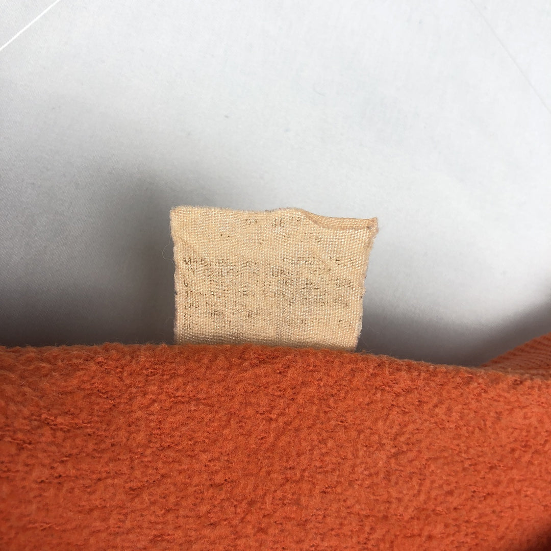 80'S Chalk Line College Sweatshirt, Made in USA, Women's Size L (Equivalent), Vintage unclear orange type Vintage Second Hand