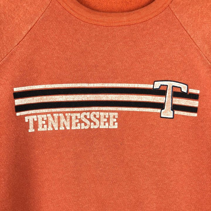 80'S Chalk Line College Sweatshirt, Made in USA, Women's Size L (Equivalent), Vintage unclear orange type Vintage Second Hand