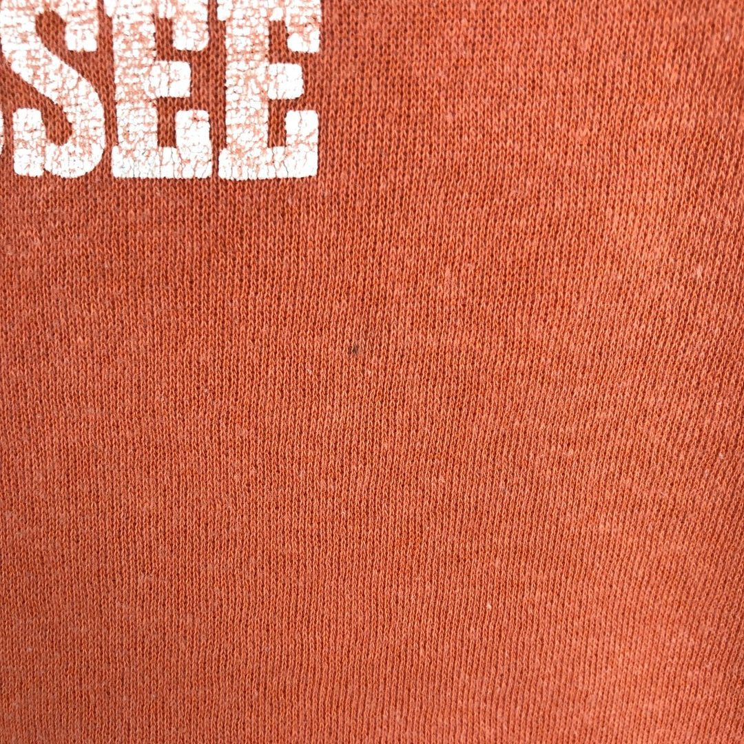 80'S Chalk Line College Sweatshirt, Made in USA, Women's Size L (Equivalent), Vintage unclear orange type Vintage Second Hand