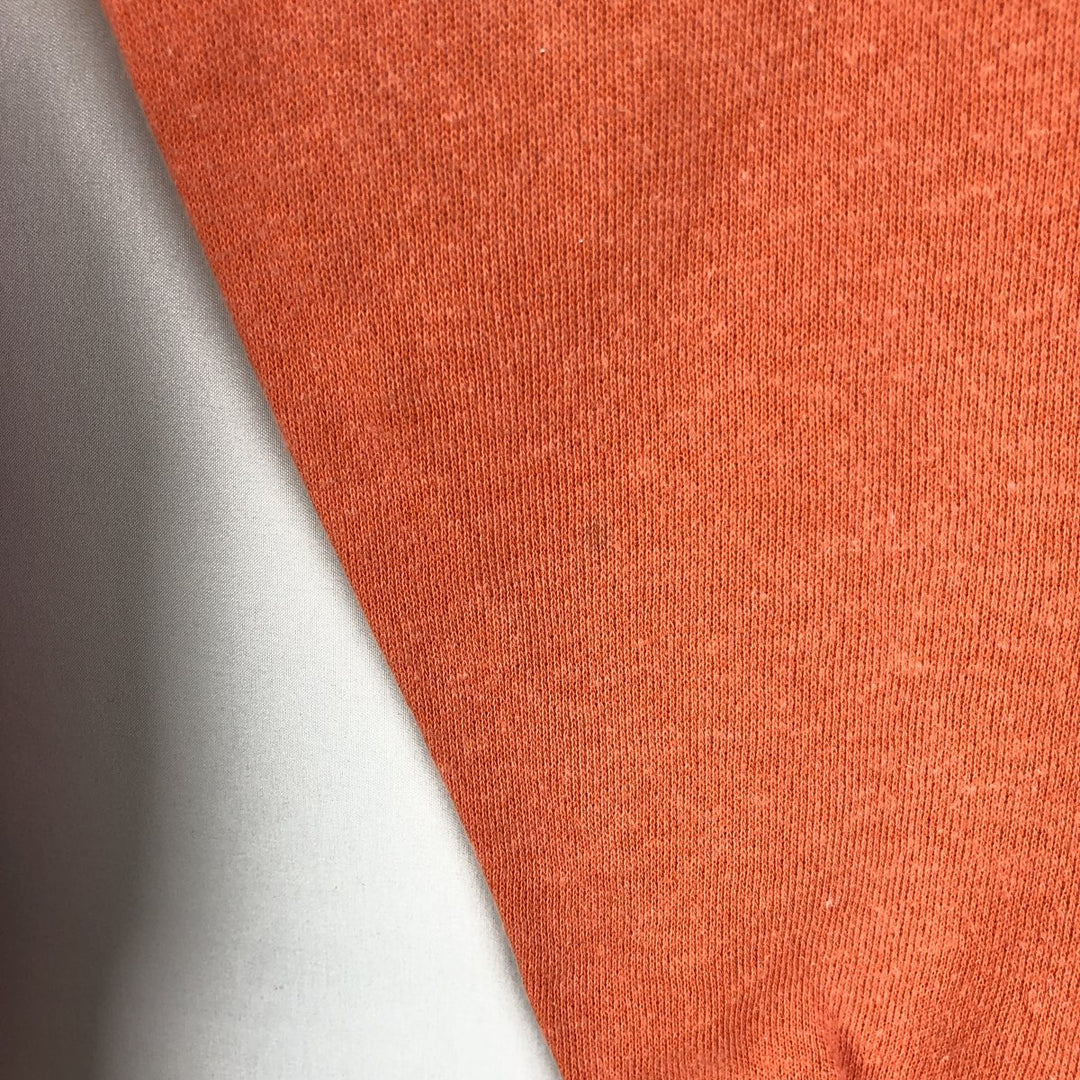 80'S Chalk Line College Sweatshirt, Made in USA, Women's Size L (Equivalent), Vintage unclear orange type Vintage Second Hand