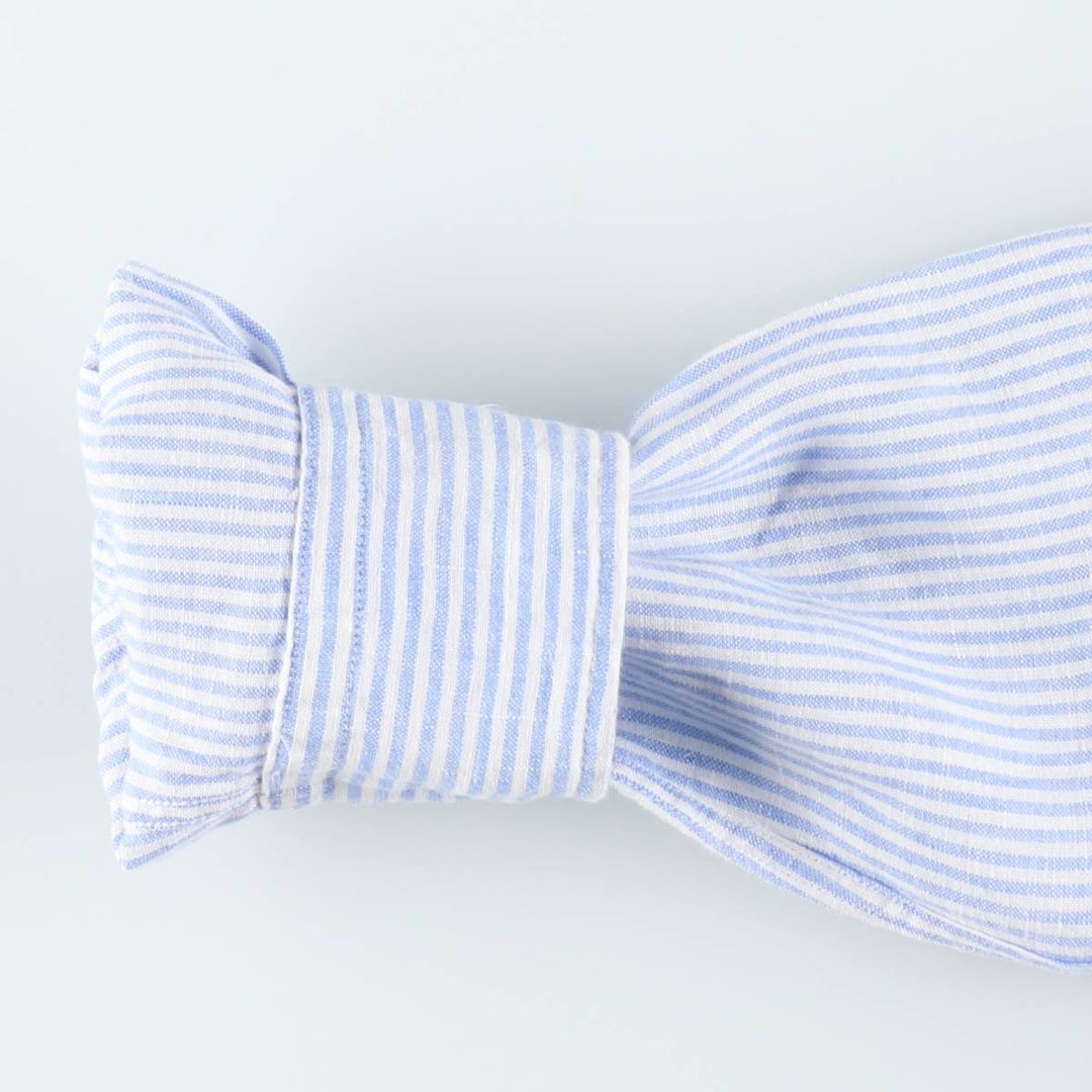 Ralph Lauren POLO RALPH LAUREN Striped Pattern Long-Length Long-Sleeve Shirt Dress (Women's Size S) unclear blue type Vintage Second Hand