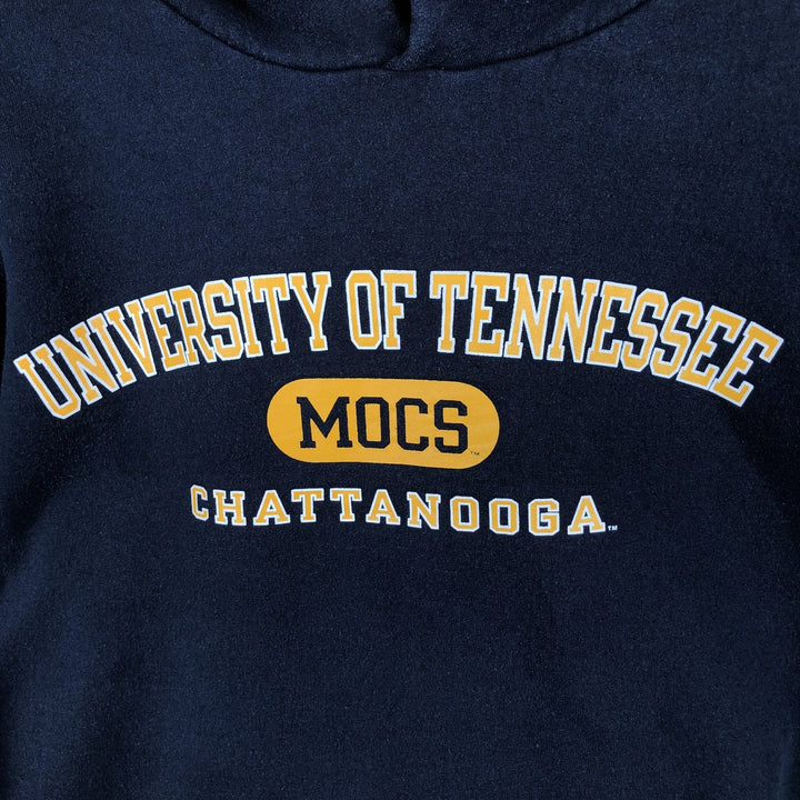 Champion Authentic Athletic Apparel College Pullover Hoodie, Men's XL cotton navy blue type Vintage Second Hand