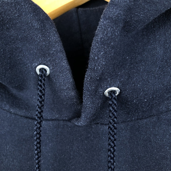 Champion Authentic Athletic Apparel College Pullover Hoodie, Men's XL cotton navy blue type Vintage Second Hand
