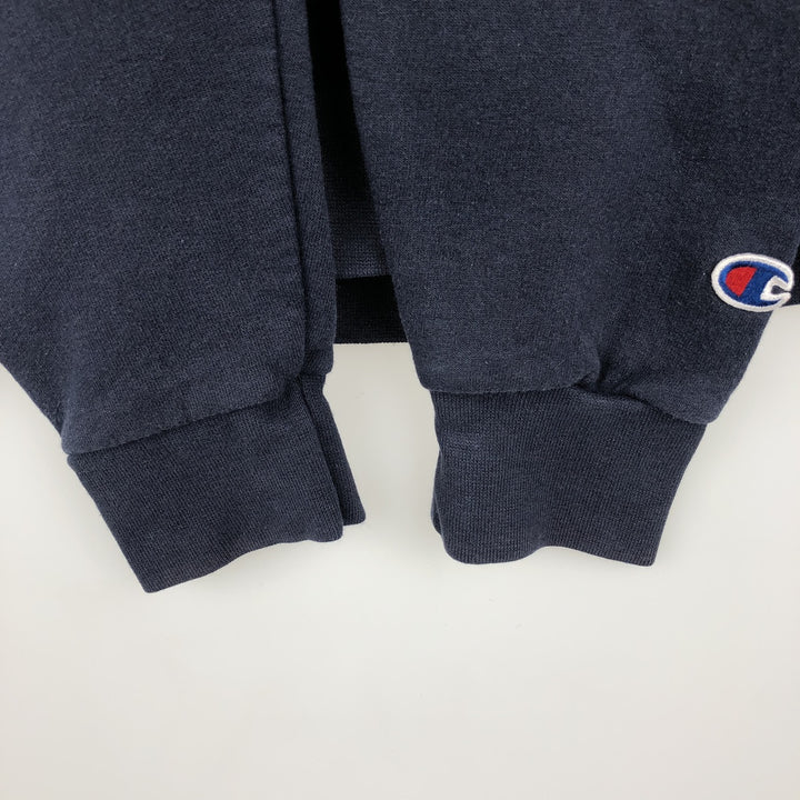 2000'S Champion Authentic Athletic Apparel College Pullover Hoodie, Men's Size M cotton navy blue type Vintage Second Hand
