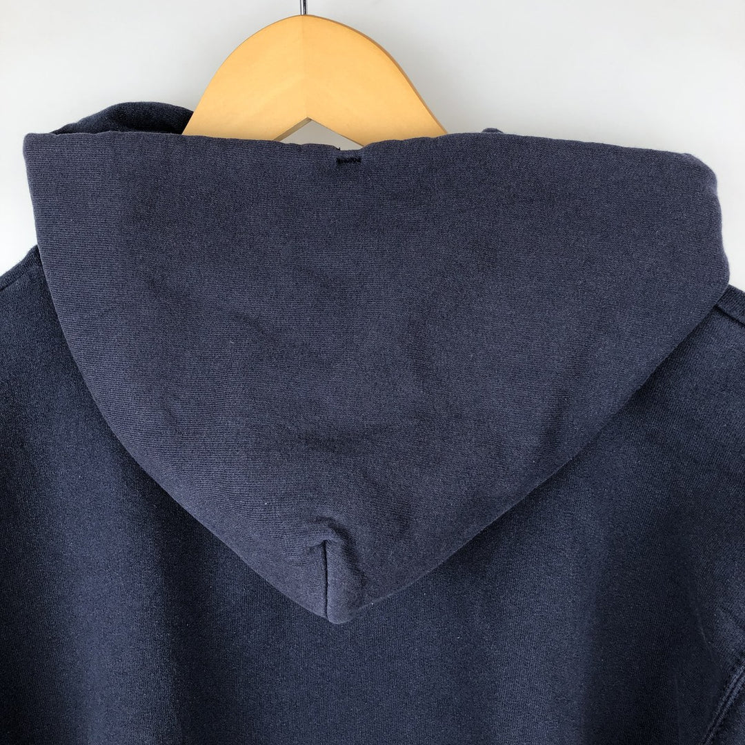 2000'S Champion Authentic Athletic Apparel College Pullover Hoodie, Men's Size M cotton navy blue type Vintage Second Hand