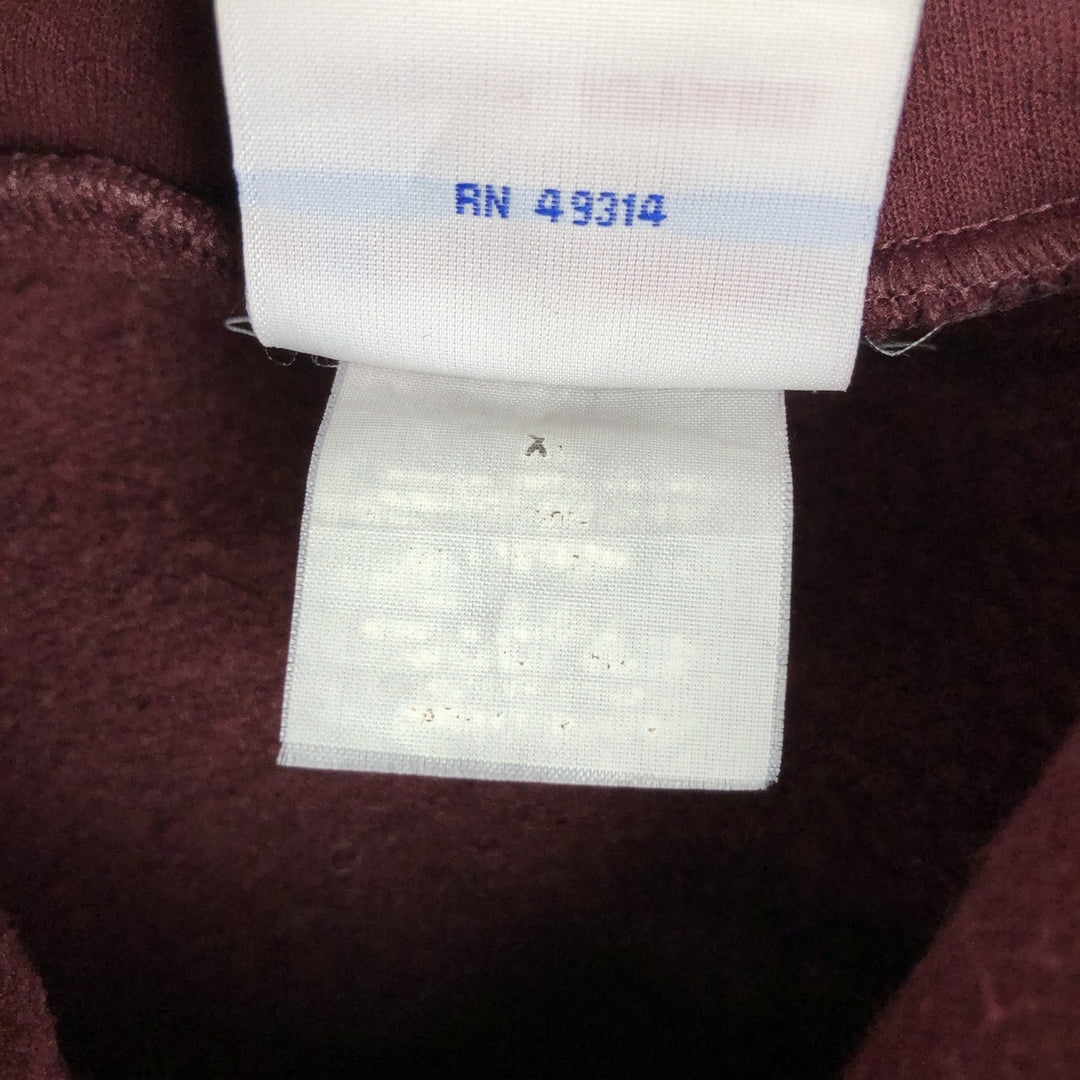 Champion Authentic Athletic Apparel Boston University College Sweatshirt Pullover Hoodie (Men's Size XL) unclear wine-red Vintage Second Hand