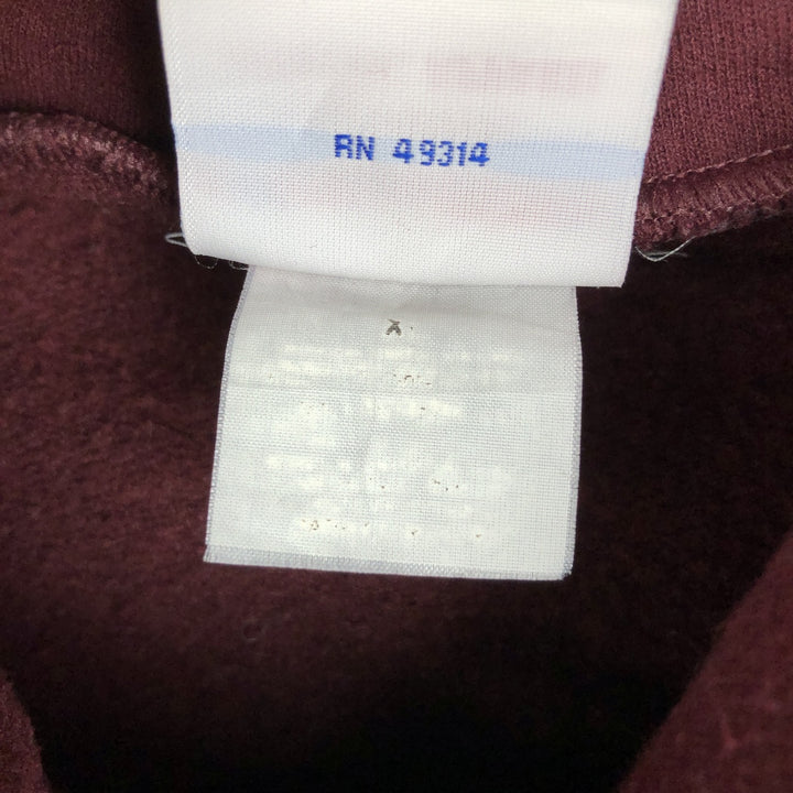 Champion Authentic Athletic Apparel Boston University College Sweatshirt Pullover Hoodie (Men's Size XL) unclear wine-red Vintage Second Hand