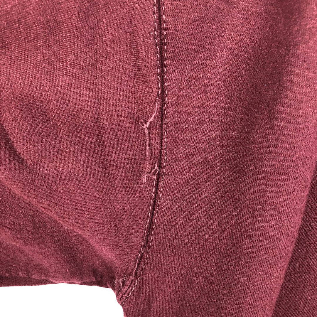Champion Authentic Athletic Apparel Boston University College Sweatshirt Pullover Hoodie (Men's Size XL) unclear wine-red Vintage Second Hand
