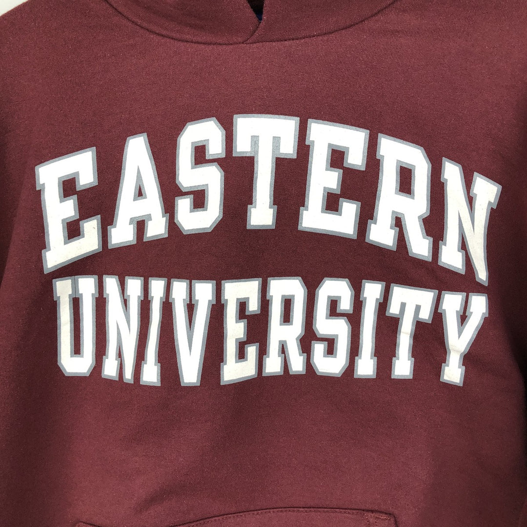 2000'S Champion Authentic Athletic Apparel College Sweatshirt Pullover Hoodie, Men's Size XL (approx.) cotton wine-red Vintage Second Hand