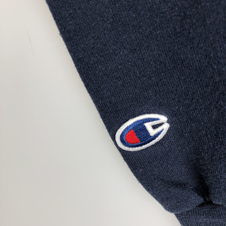 2000'S Champion ECO FLEECE MICHIGAN University of Michigan College Sweatshirt Pullover Hoodie (Men's XL equivalent) cotton navy blue type Vintage Second Hand