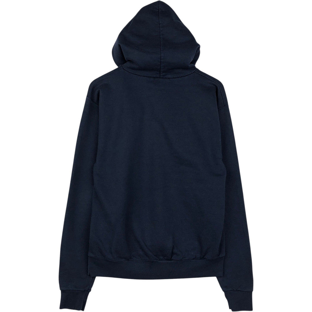 Champion Authentic Athletic Apparel College Sweatshirt Pullover Hoodie, Men's Size M (approx.) unclear navy blue type Vintage Second Hand