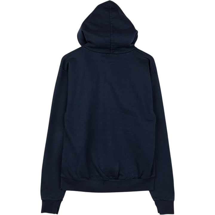 Champion Authentic Athletic Apparel College Sweatshirt Pullover Hoodie, Men's Size M (approx.) unclear navy blue type Vintage Second Hand