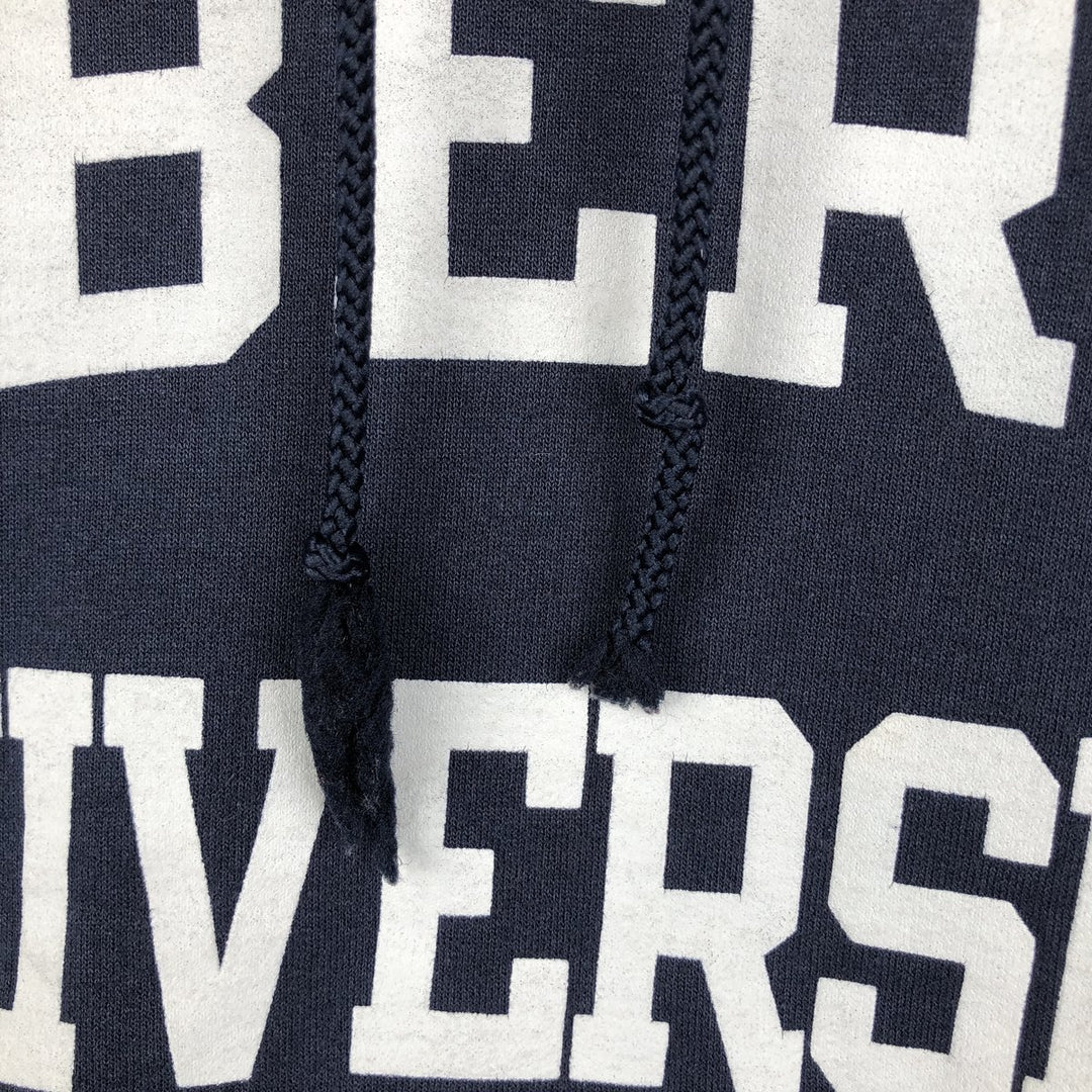 Champion Authentic Athletic Apparel College Sweatshirt Pullover Hoodie, Men's Size M (approx.) unclear navy blue type Vintage Second Hand