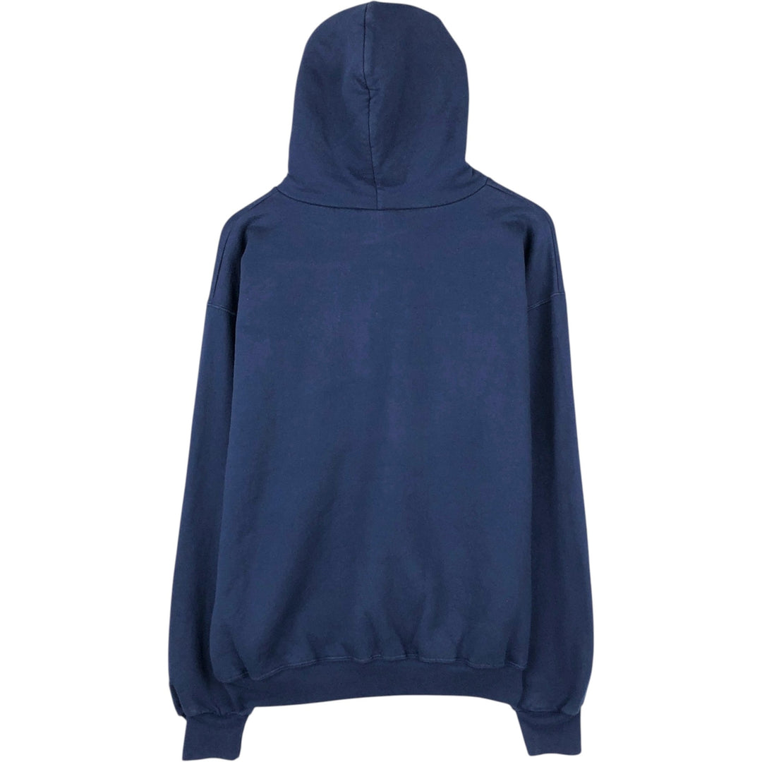 2000'S Champion Authentic Athletic Apparel College Pullover Hoodie, Men's Size L cotton navy blue type Vintage Second Hand