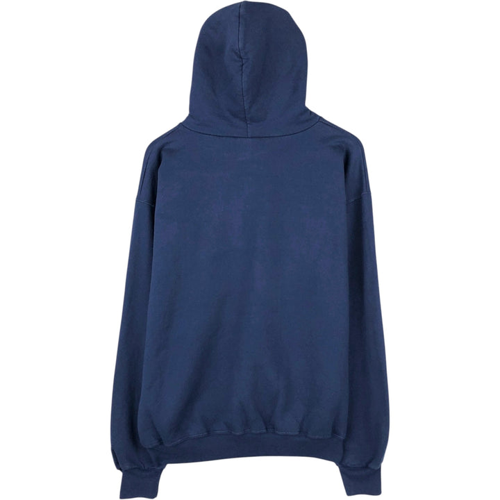 2000'S Champion Authentic Athletic Apparel College Pullover Hoodie, Men's Size L cotton navy blue type Vintage Second Hand