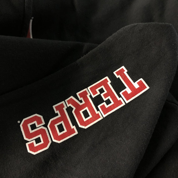 2000'S Champion Authentic Athletic Apparel College Sweatshirt Pullover Hoodie, Men's Size L (approx.) cotton black type Vintage Second Hand
