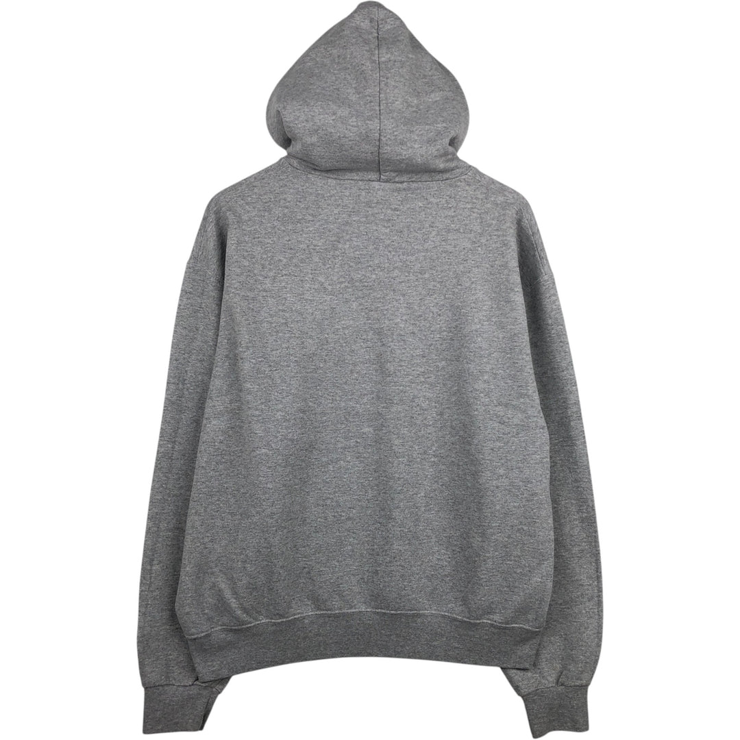 2000'S Champion Authentic Athletic Capparel USMC (United States Marine Corps) Sweatshirt Pullover Hoodie, Men's Size L (approx.) cotton gray type Vintage Second Hand
