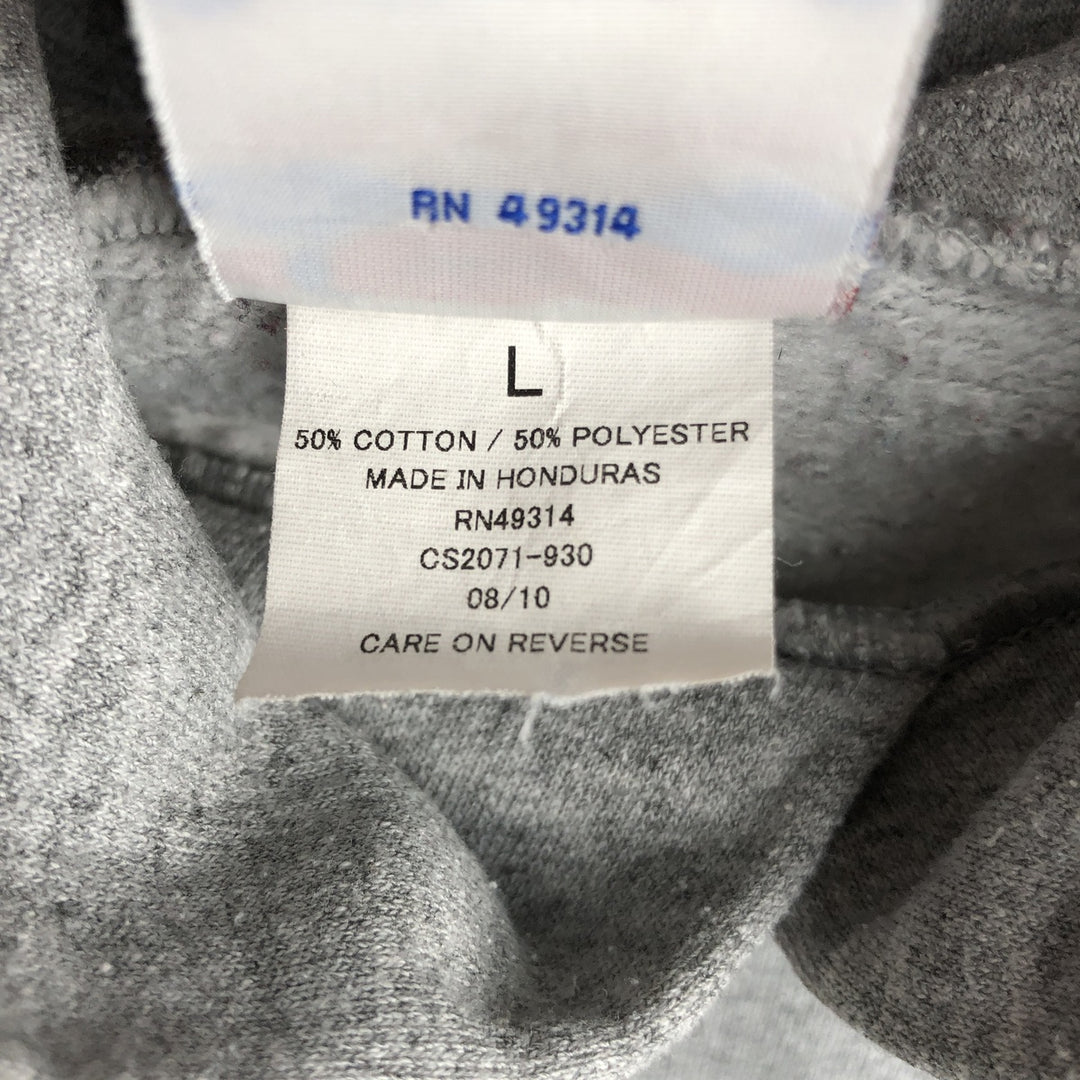 2000'S Champion Authentic Athletic Capparel USMC (United States Marine Corps) Sweatshirt Pullover Hoodie, Men's Size L (approx.) cotton gray type Vintage Second Hand